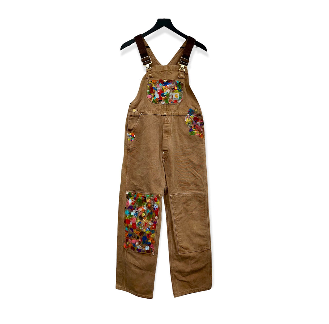 VVS 1 of 1 Vintage Painted Carhartt Overalls