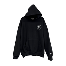 Load image into Gallery viewer, VVS Crest Core Black 14oz Hoodie
